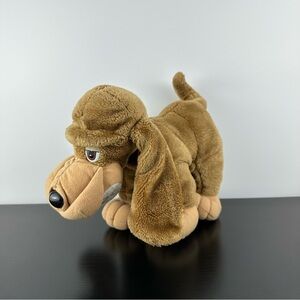 Vintage Pooch Patrol Club Guard Dog Hound 13” Bloodhound Plush Stuffed Animal